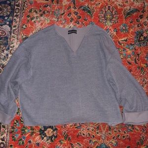 UO jax inside out notch neck top